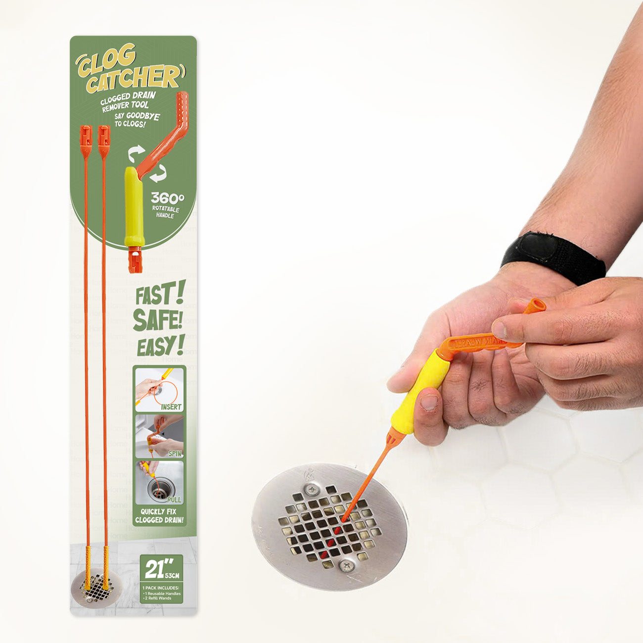 Clog Catcher drain clog remover